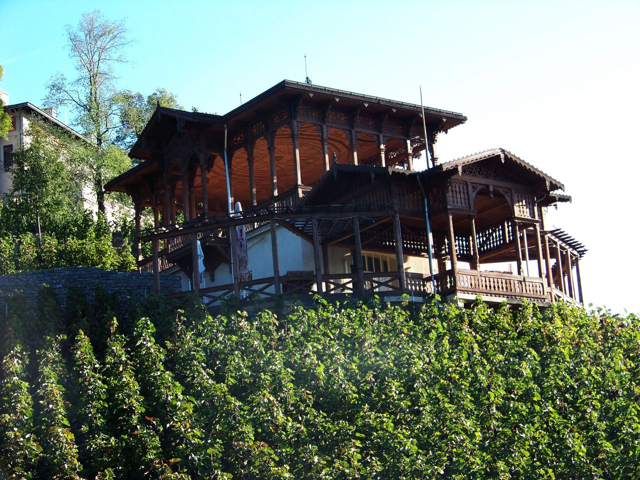 The vineyard pavilion in Havlíčkovy sady (Grébovka), Prague